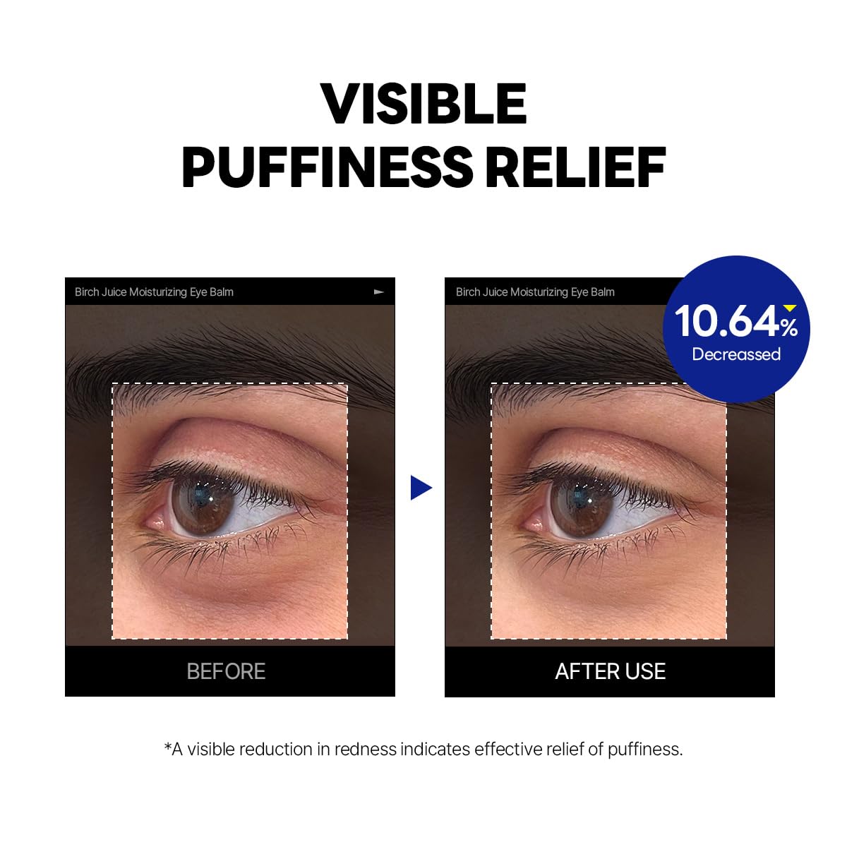 ROUND LAB Birch Juice Icy Cooling Eye Stick – Depuffing Glow Booster Balm for Puffy Eyes, Dark Circles, Fine Lines | On-the-Go Moisturizer | Korean Skincare | 0.35 oz