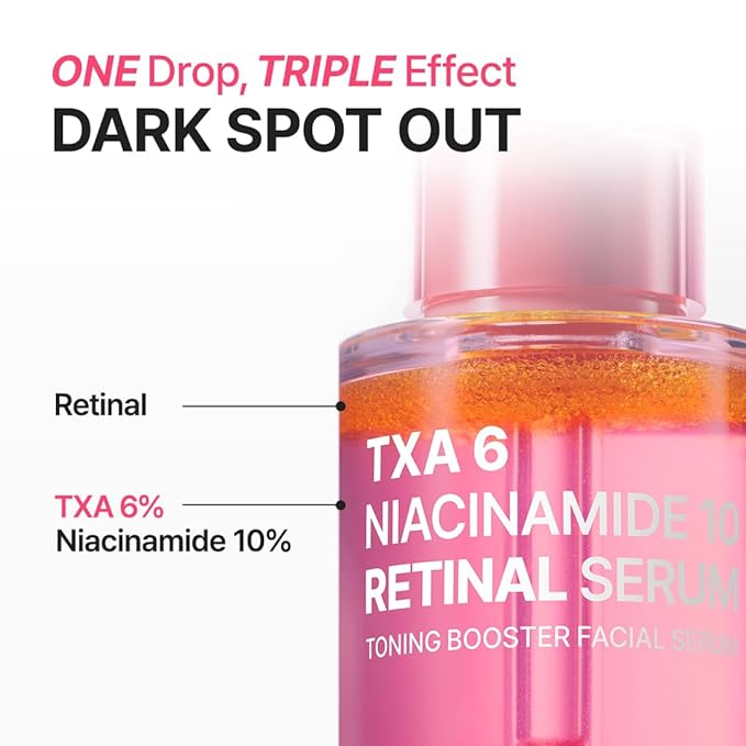 PURITO TXA 6% + Niacinamide 10% + Retinal Facial Serum | for Dark Spots, Hyperpigmentation, Uneven Tone | High-Level Tranexamic Acid 6% | Korean skincare, 30mL 1.01 fl.oz