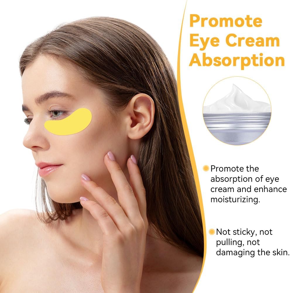 Reusable Eye Patches 6 Pairs, Silicone Under Eye Patches and Gel Eye Pads Cold Warm Eye Compress for Reduce Puffiness Circles Wrinkle Cooling Eye Mask Ice Packs