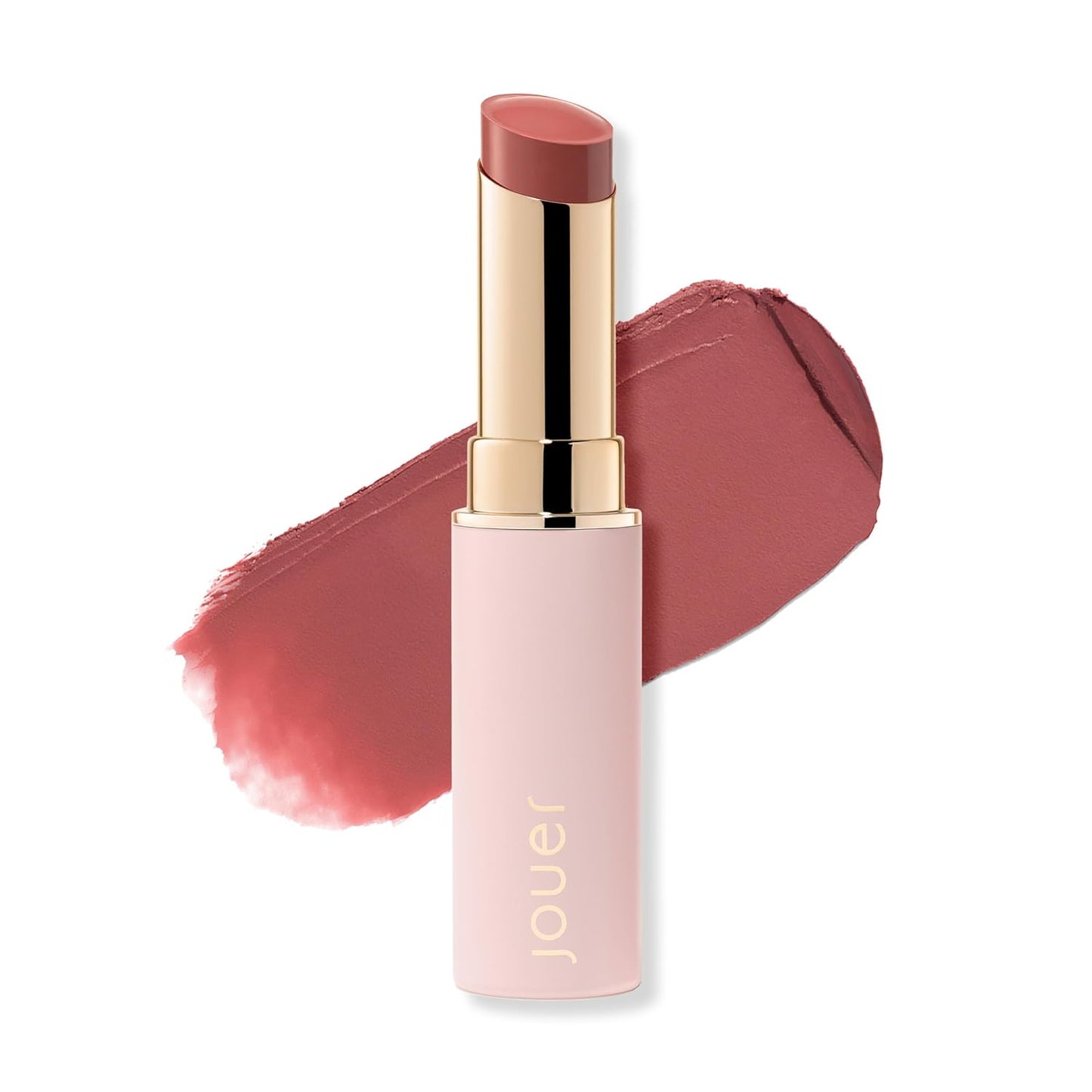 Jouer Balm Bouche Demi-Matte Lip-Sensualité - Tinted Lip Balm - Hydrating Lip Tint Long Lasting - Matte Lip Color - Jojoba Seed Oil and Shea Butter Formula
