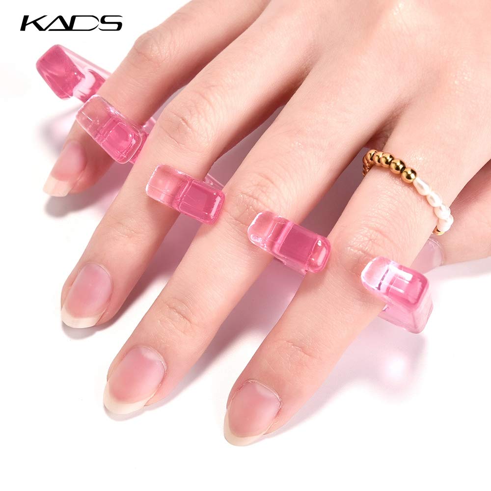 KADS 2pcs/pair Silicone Toe Separator Nail Art Manicure Finger Feet Care Braces Supports Nails DIY Tools