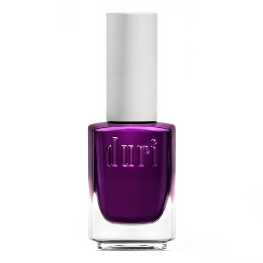 duri Nail Polish, 347 Amethyst, Violet Shimmer, Full Coverage, Glossy Metallic Finish, Quick Drying, Lasting, New Brus, 0.45 Fl Oz Cosmetics
