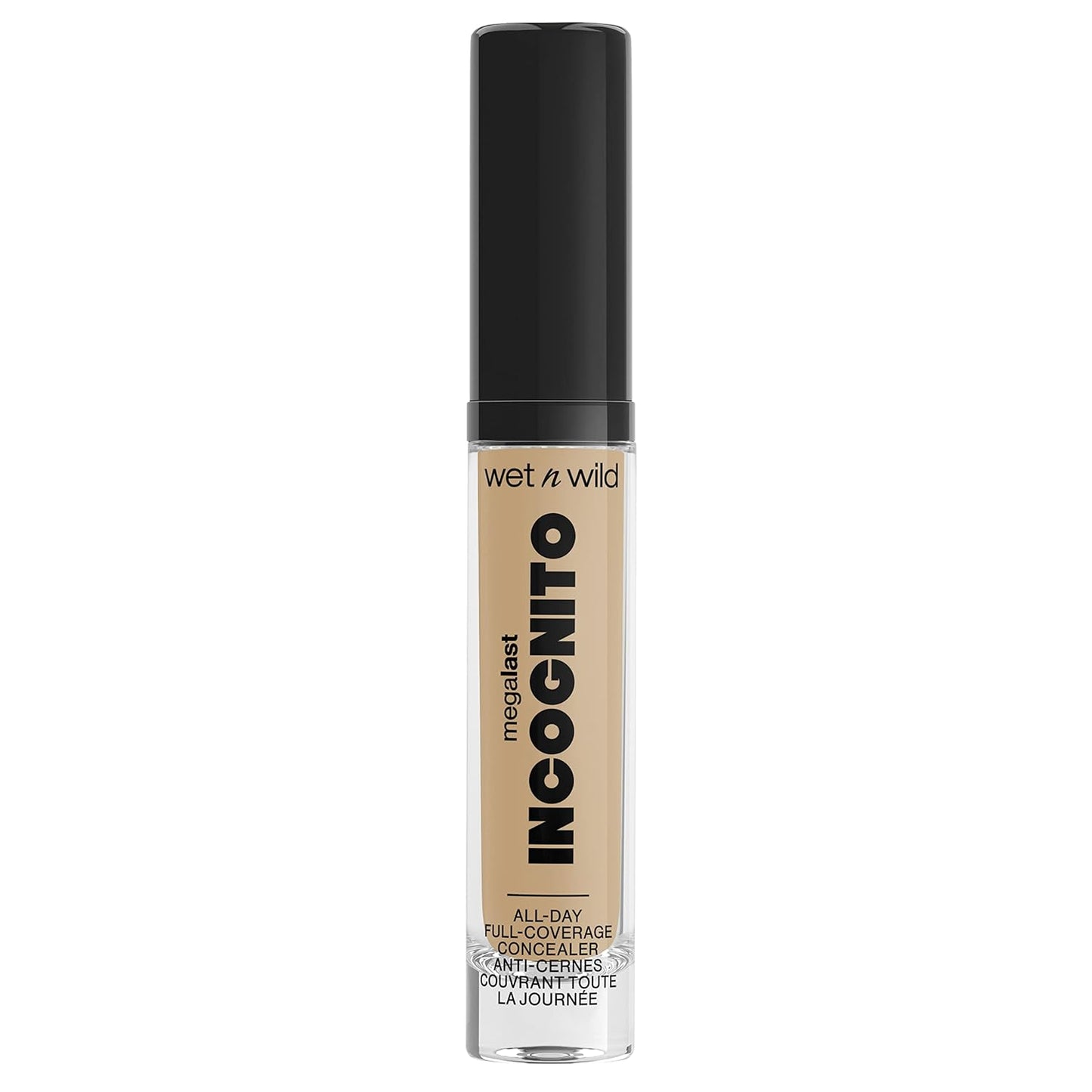 wet n wild Mega Last Incognito All-Day Full Coverage Liquid Matte Concealer, Medium Honey, 0.18 Ounce