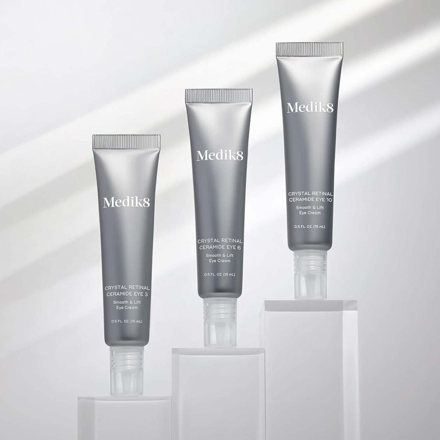 Medik8 Crystal Retinal Ceramide Eye 6 - Smooth and Lift Cream - Gentle Release Vitamin A - Delivers Visible Brightening Results - Reduces Appearance of Wrinkles - Perfect for Sensitive Skin - 0.5 oz