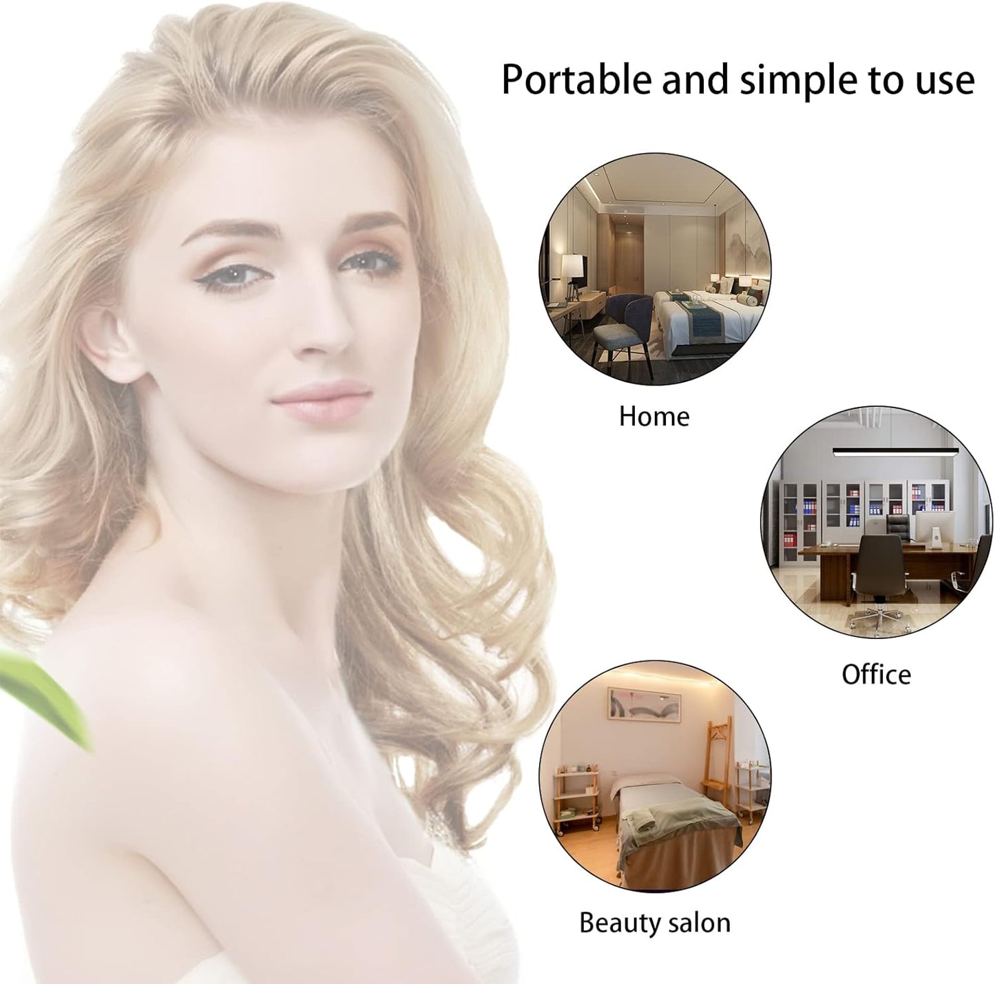 Electrode Wand Glass Tube Handheld Spare Parts Elitzia ETJX006AS (Mushroom Blue)