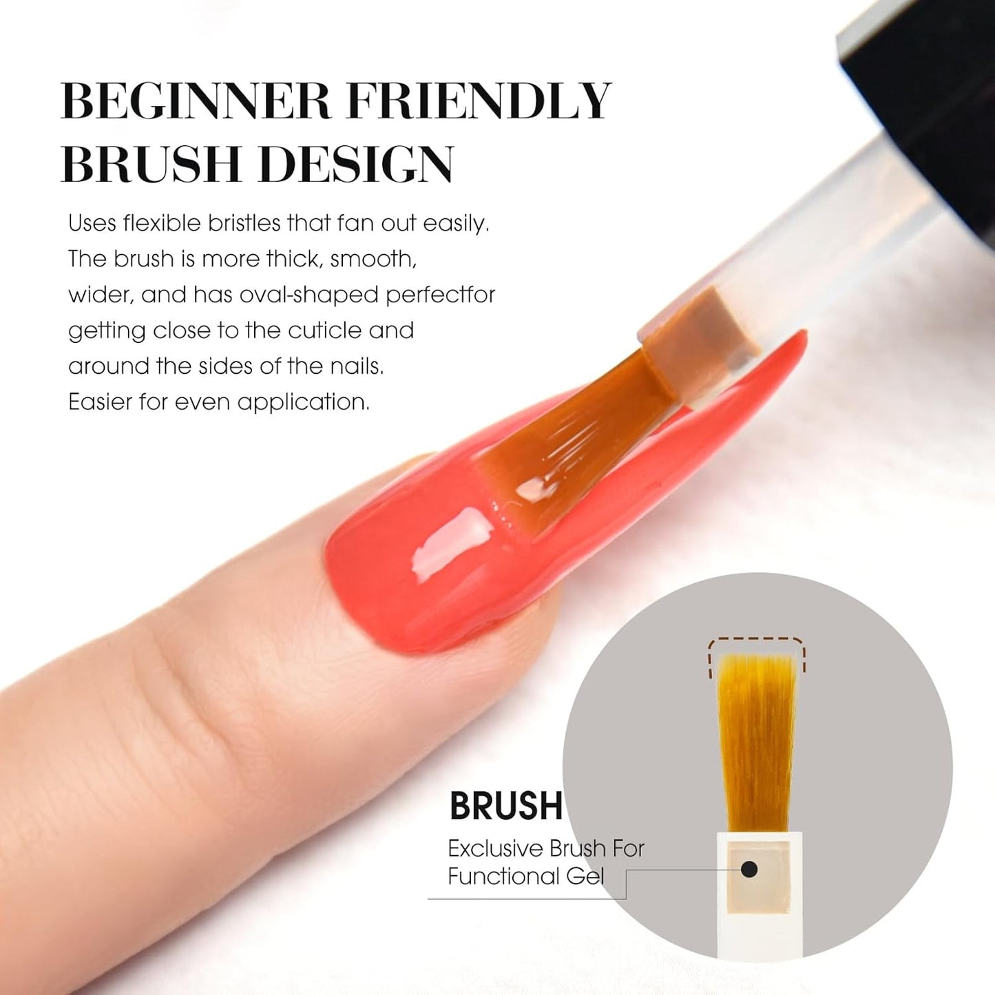 CANNI Tempered Gel Top Coat – 9ML High-Gloss Soak-Off UV/LED Nail Polish Top Layer for Long-Lasting Gel Nails, DIY or Salon Use