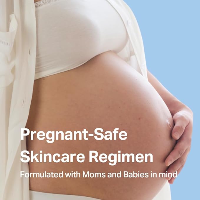 Y'OUR Non-Toxic, Pregnancy-Safe Skincare Set – 3-Step System with Cleanser, Day Cream & Night Cream – Soothing & Rejuvenating – Gentle and Non-Comedogenic Formula. Holiday Gift Bundle