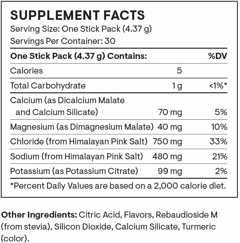 THORNE - Daily Electrolytes - Zero Sugar & Low-Calorie Electrolyte Drink Mix - Naturally Flavored & Sweetened - NSF Certified for Sport - Mango Limeade - 30 Stick Packs