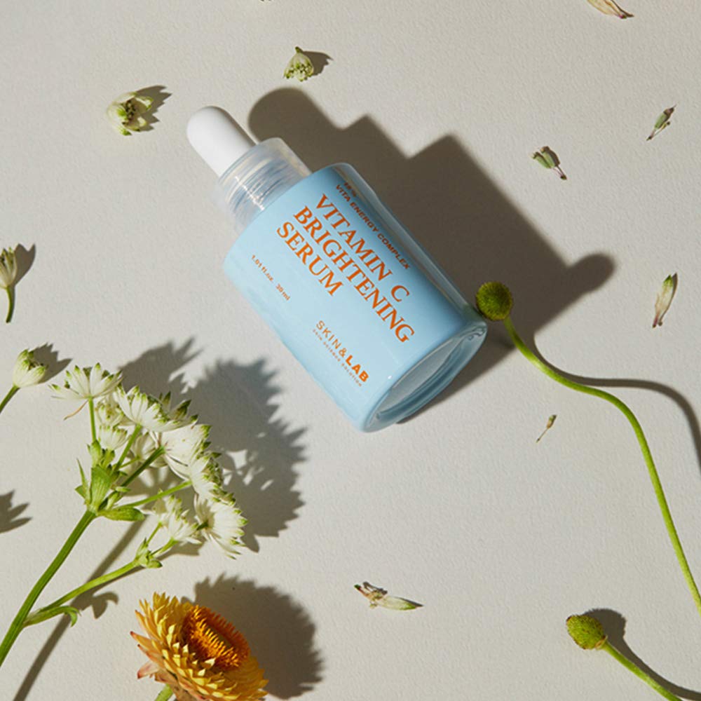 [SKIN&LAB] Vitamin C Serum for Face with Hyaluronic Acid and Niacinamide | Even Skin Tone Serum (1.01 fl oz)