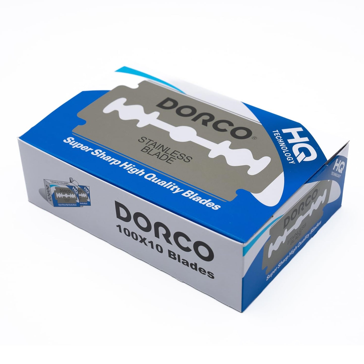 Dorco ST300 Platinum Extra Double Edge Razor Blades 1000 Count, Premium Stainless Steel Shaving Blades, Super Sharp for Smooth, Precise Shave