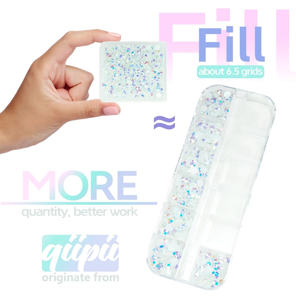 3mm 4mm 5mm White AB Resin Rhinestones for Crafting SS10 SS16 SS20 Flatback Jelly Stones Bulk Non-Hotfix Diamonds Crystals Gems for Nails Face Eyes Makeup Mugs Tumblers Bottles DIY Crafts Shoes