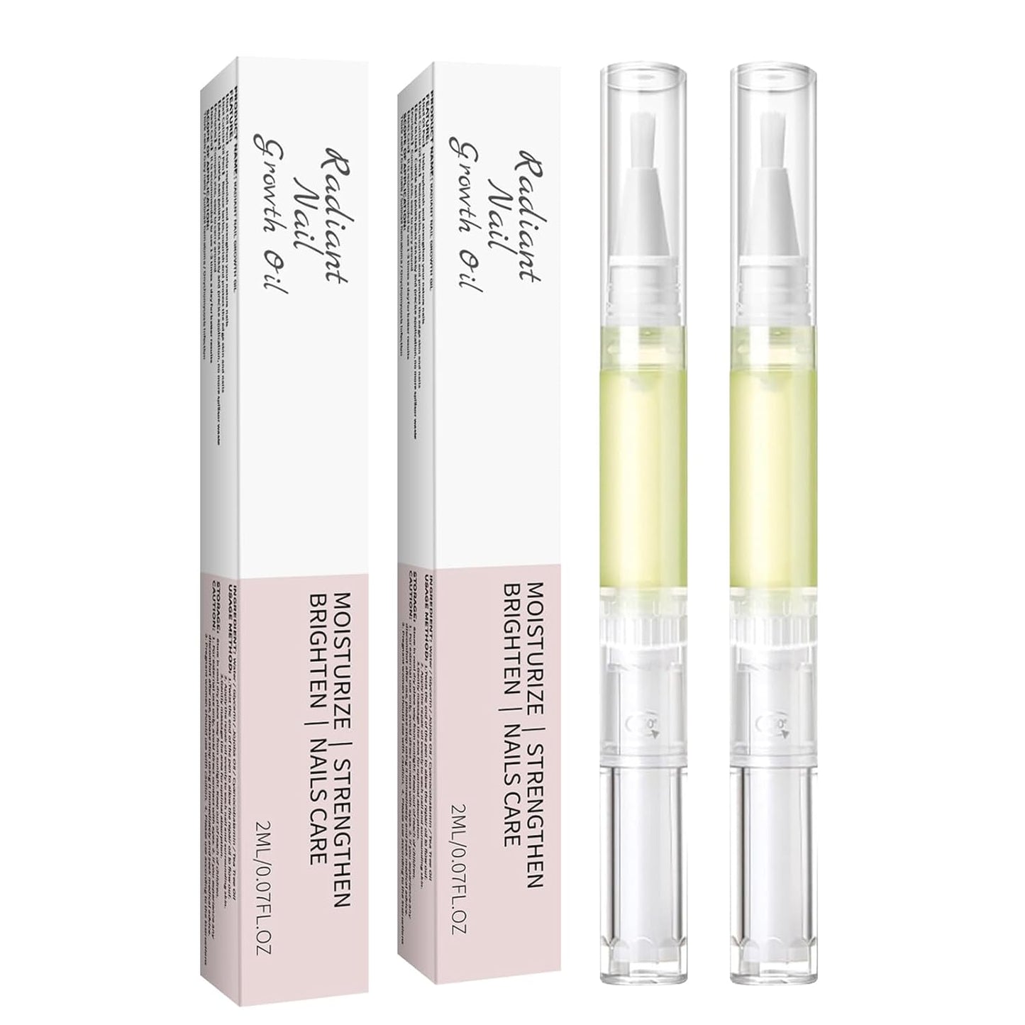 Cuticle Oil Pen for Nail Care – Nourishing Cuticle Revitalizer with Natural Oils, Hydrating & Quick-Absorbing, Mess-Free Applicator, Perfect for At-Home & Salon Use-2PCS