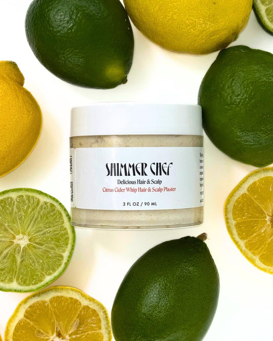 Citrus Cider Whip Hair Plaster | Vitamin C Infusion for Luminous Hair | Fruit Butters, Orange Peel Serum, Argan & Coconut Oils Create The Shimmer Effect For Uplifted Hair & Mood | 3 oz