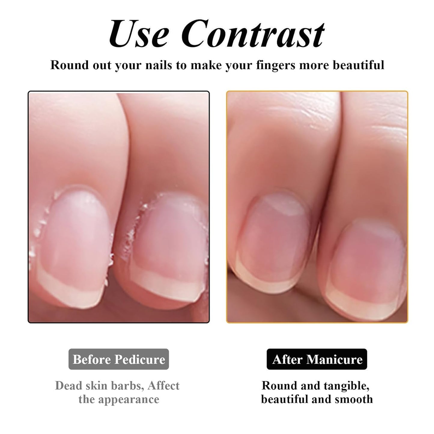 4 Pack Professional Nail Polish Around Cuticle Remover Tools, Pre-treatment Cuticle Pusher with 15 Sheets 100/180/240 Grit Sandpaper, Dual-Ended Russian Nail Polish for Manicure Pedicure Salon