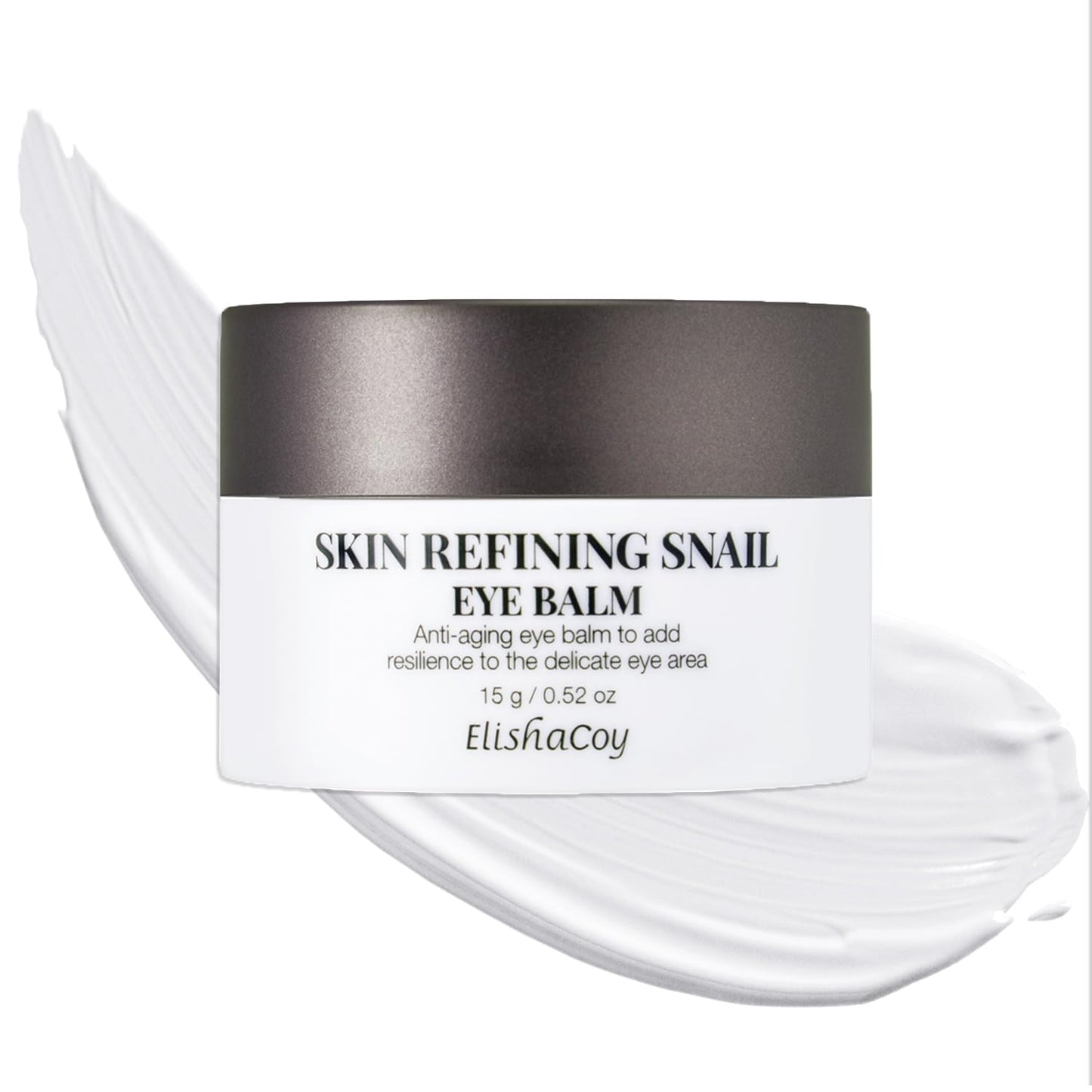 Elishacoy Advanced Snail Mucin Eye Cream, Brightening Eye Cream for Fine Lines and Dark Circles, No Animal Testing, K-Beauty Korean Skincare