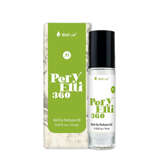 Well's Oil Roll-On Perfume Oil (Pery Elli 360) | Fruit & Wood Notes | Long-Lasting | Paraben-Free | 0.33 Fl Oz / 10 ml