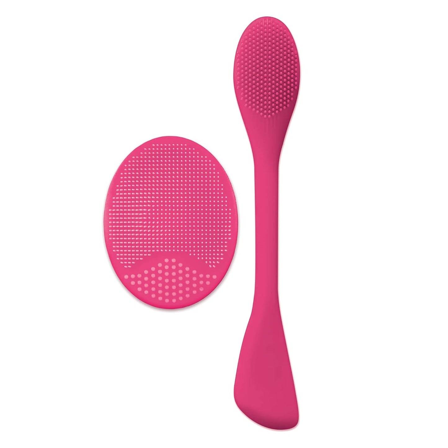 Facial Skin Scrubber Set – Removes Dirt, Opens Pores, Exfoliates Skin, Wall Suction Back