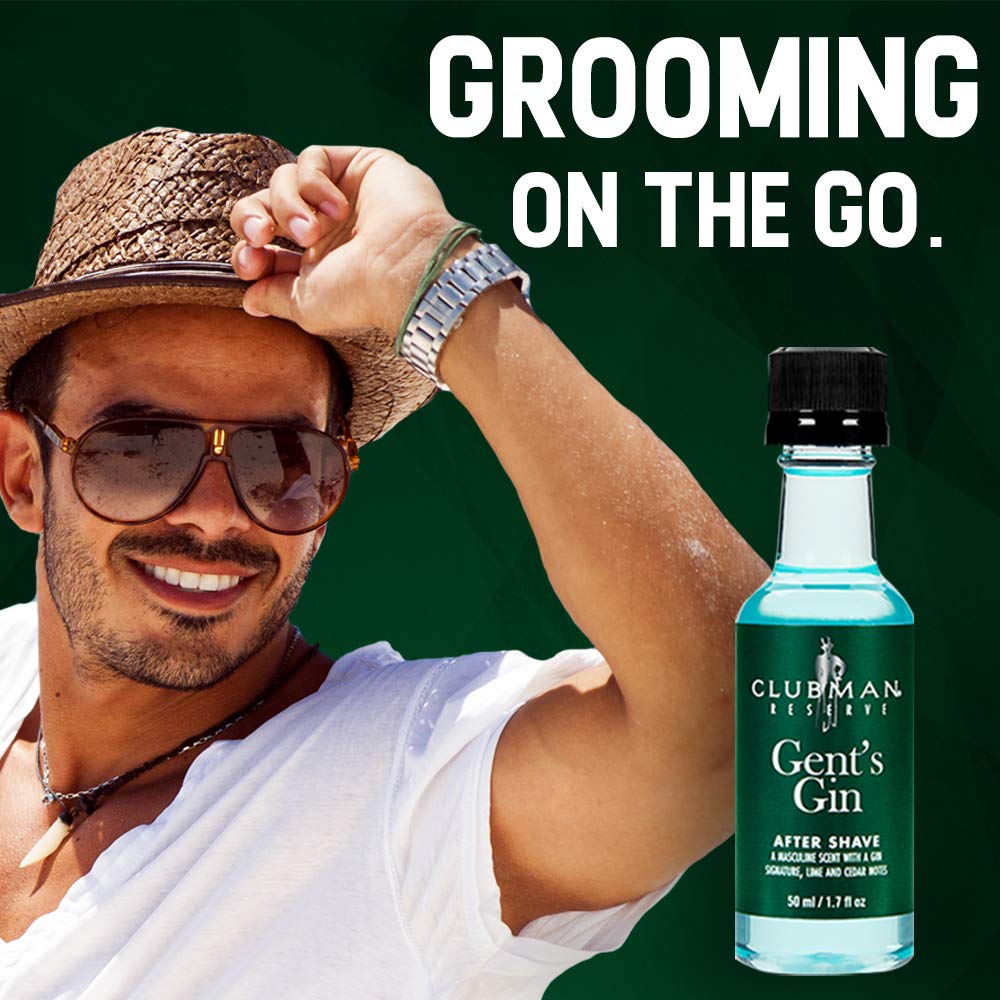 Clubman Reserve - Gent's Gin After Shave Lotion 1.7 fl. Oz x 2 packs