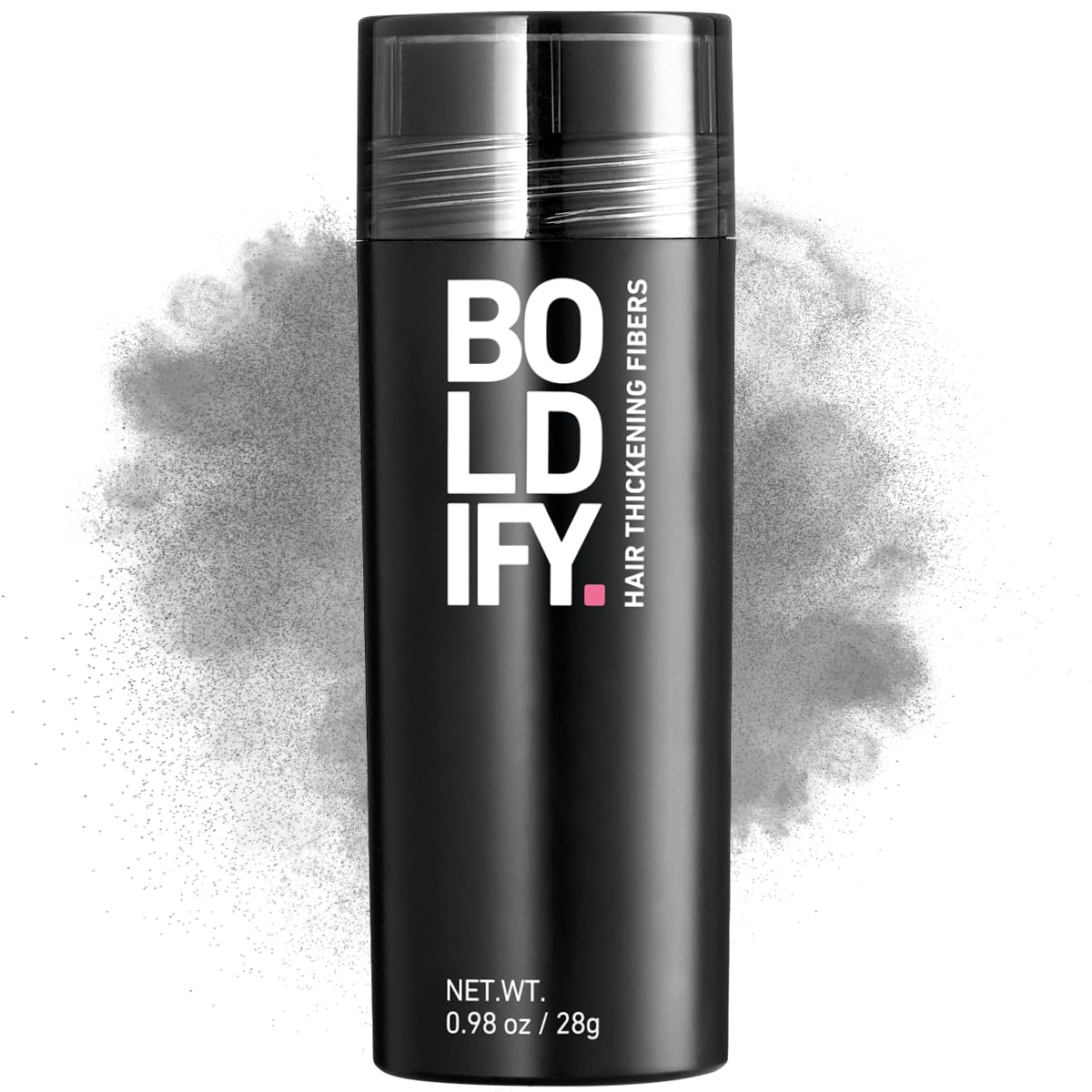 BOLDIFY Hair Fibers (28g) - Fill In Thinning and Fine Hair for an Instantly Fuller, Thicker Look - 14 Shades for Women & Men - Gray
