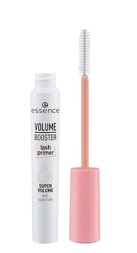essence | Volume Booster Lash Primer Mascara | Infused with Mango Butter and Acai Oil for Nurtured Lashes | Conditioning Mascara Primer | White | Vegan | Paraben & Cruelty Free (Pack of 3)