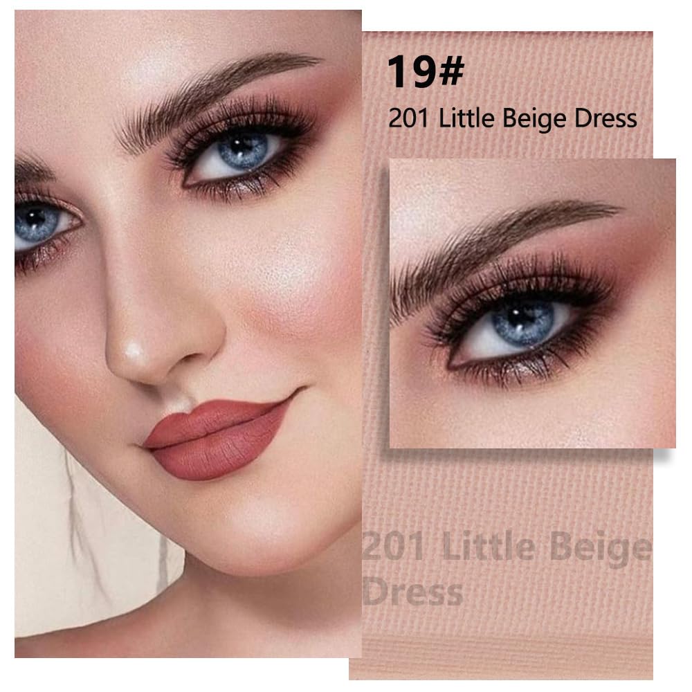 evpct Matte Mauve Pink Single Eyeshadow Palette Makeup for Older Women, Nude Pink Cream Eye shadow Palette Single for Older Women Matte, High Pigment Long Lasting Monochrome Eyeshadow, sombra de ojos