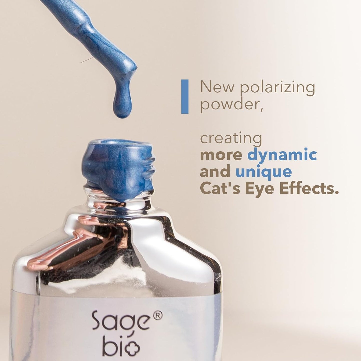 High-Density Cat Eye Gel Nail Polish with Magnet Stick, 15ml Dopamine Color Palette, Magnetic Effect Gel for DIY Manicure, Multiple Color Options - Ocean Luster