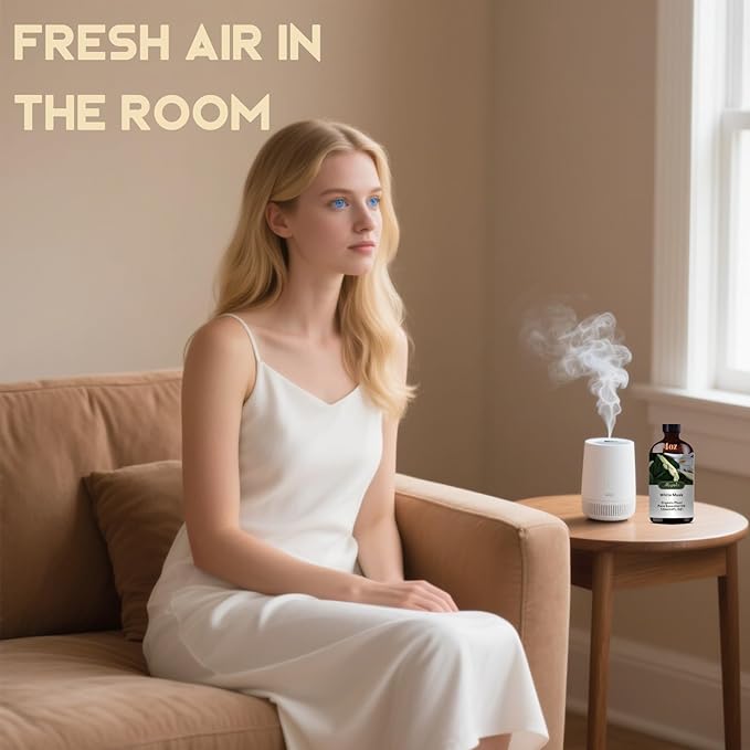 White Musk Fragrance Oil-White Musk Essential Oil 4.33oz (130ml)-100% Pure Natural Scent for Diffusers, Candles, Soap Making & Aromatherapy-Relaxing Home & Gift Essential Oil for Bath, Massage