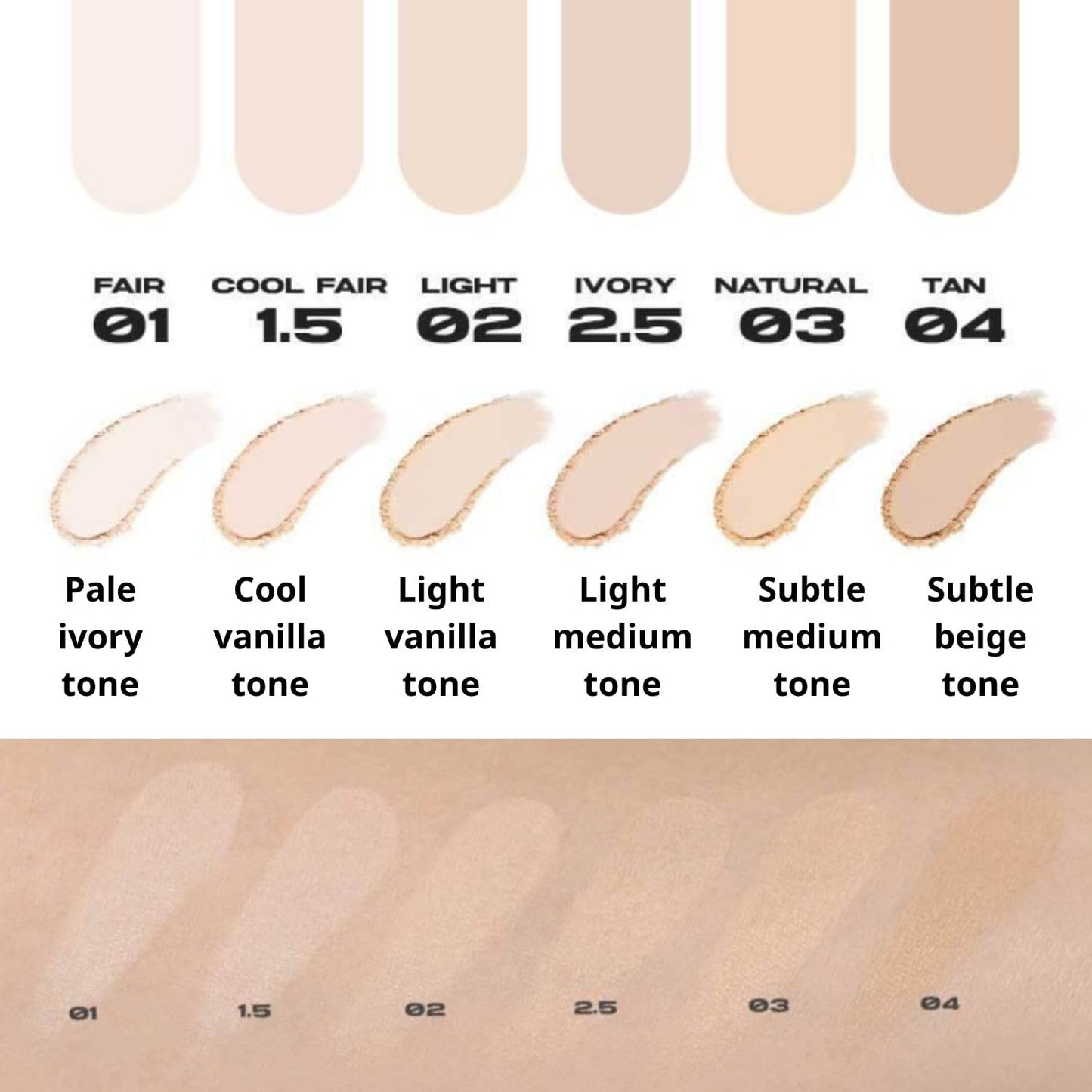 Blur Powder Pact 0.32oz - Pressed Powder Compact with Mirror and Puff Makeup Setting Finishing Blurring Natural Translucent Lightweight Face Sebum Oil Control Vegan Formula (1.5 COOL FAIR)