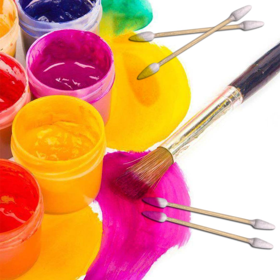 3600pcs Precision Tip Cotton Swabs for Makeup, Bamboo Sticks and Double Pointed