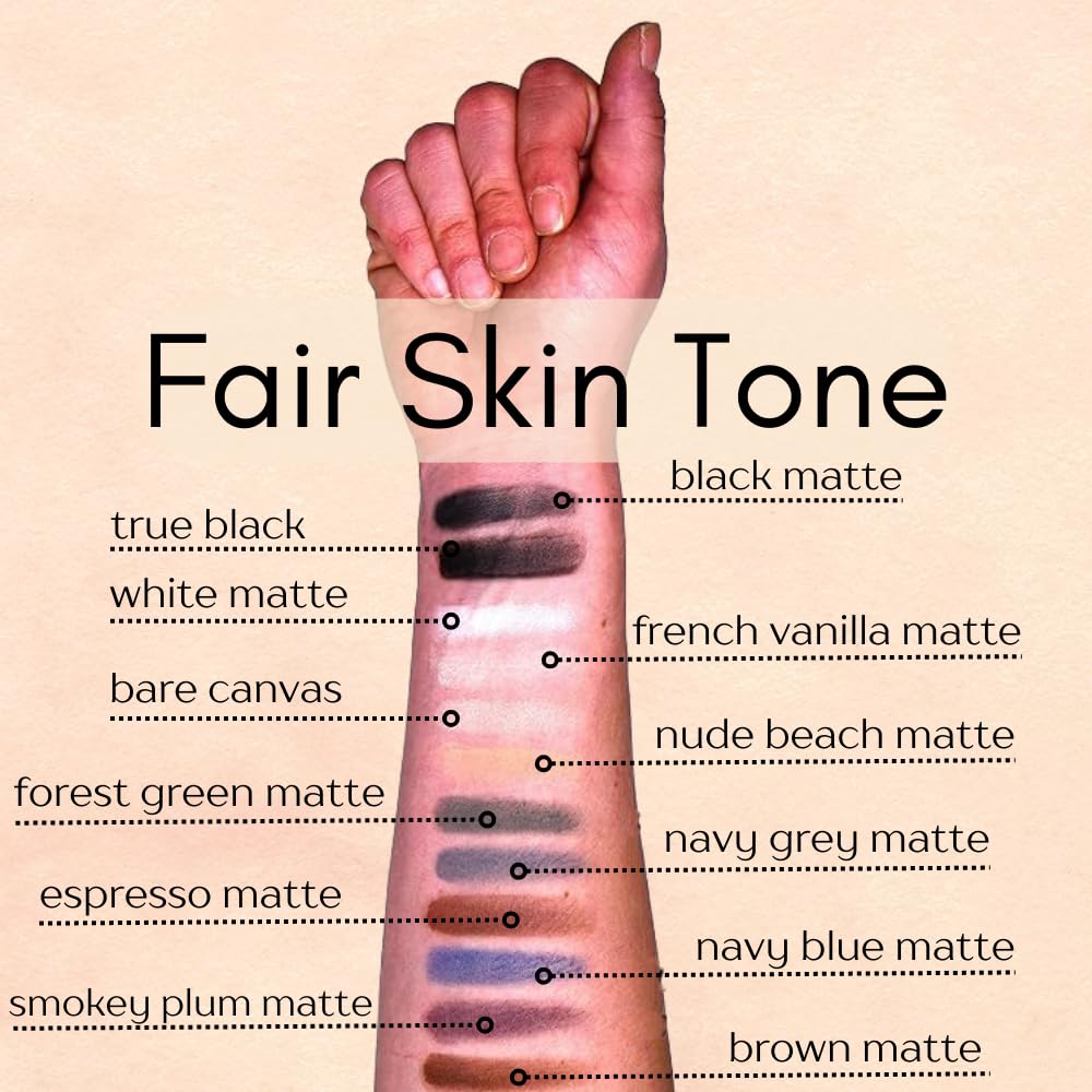 Black Matte Opaque Smokey Eye Onyx Midnight Zero Jet Black Pressed Powder Single Vegan Eyeshadow; Talc, Paraben & Cruelty Free