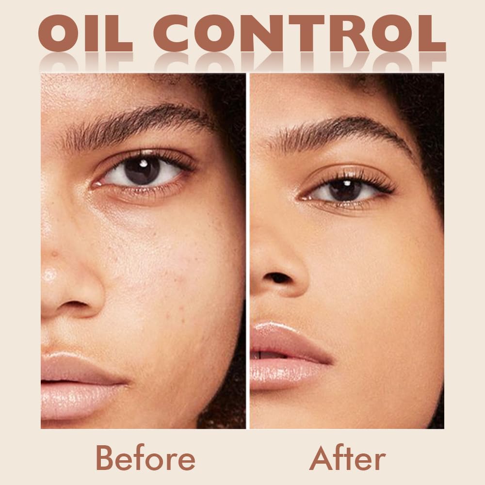 evpct Oil Control Pressed Face Powder Compact for Women, Translucent Setting Powder Makeup Foundation for Women, Waterproof Long Lasting Lightweight, polvo compacto de maquillaje, 220 Sand