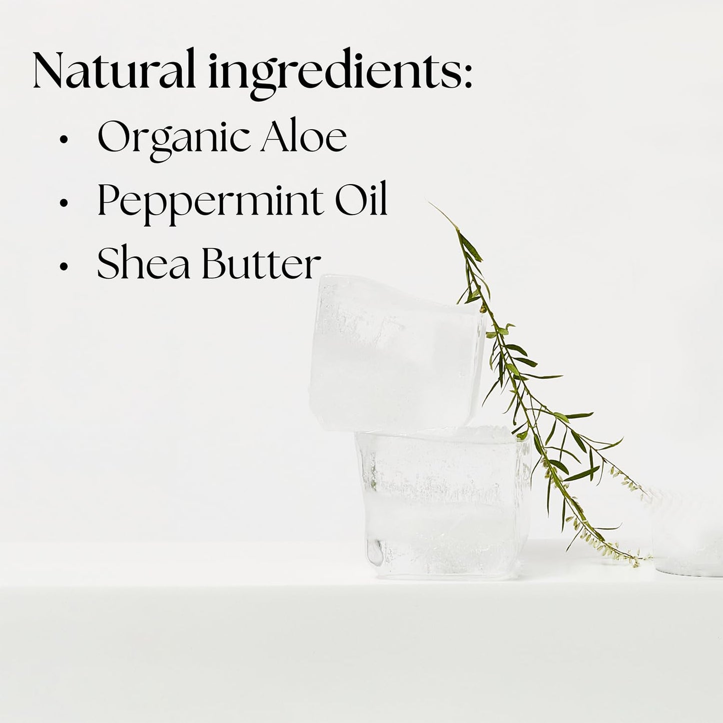 Non-Aerosol Cooling Mist w/Aloe Vera, Peppermint, Cucumber - Non-Sticky, Non-Greasy Formula, Sunburn Relief, After Sun Care, Hydrating Face & Body Spray