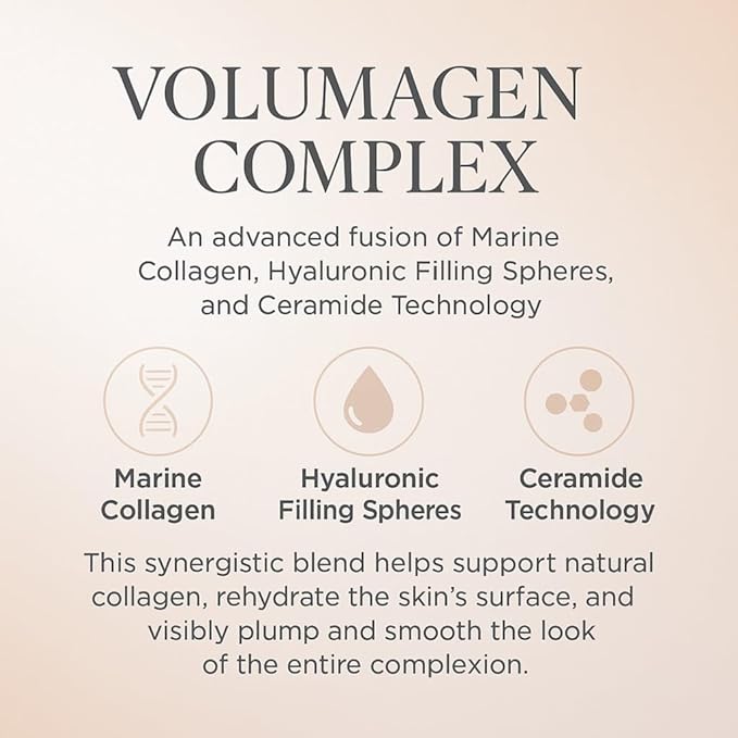 Consult Beaute Volumagen TRIO Skin Care For Plumper & Smoother Skin - Collagen, Hyaluronic Acid and Ceramides - Doctor Formulated for Face, Neck and Eyes - Boost Moisture for Glowing Complexion