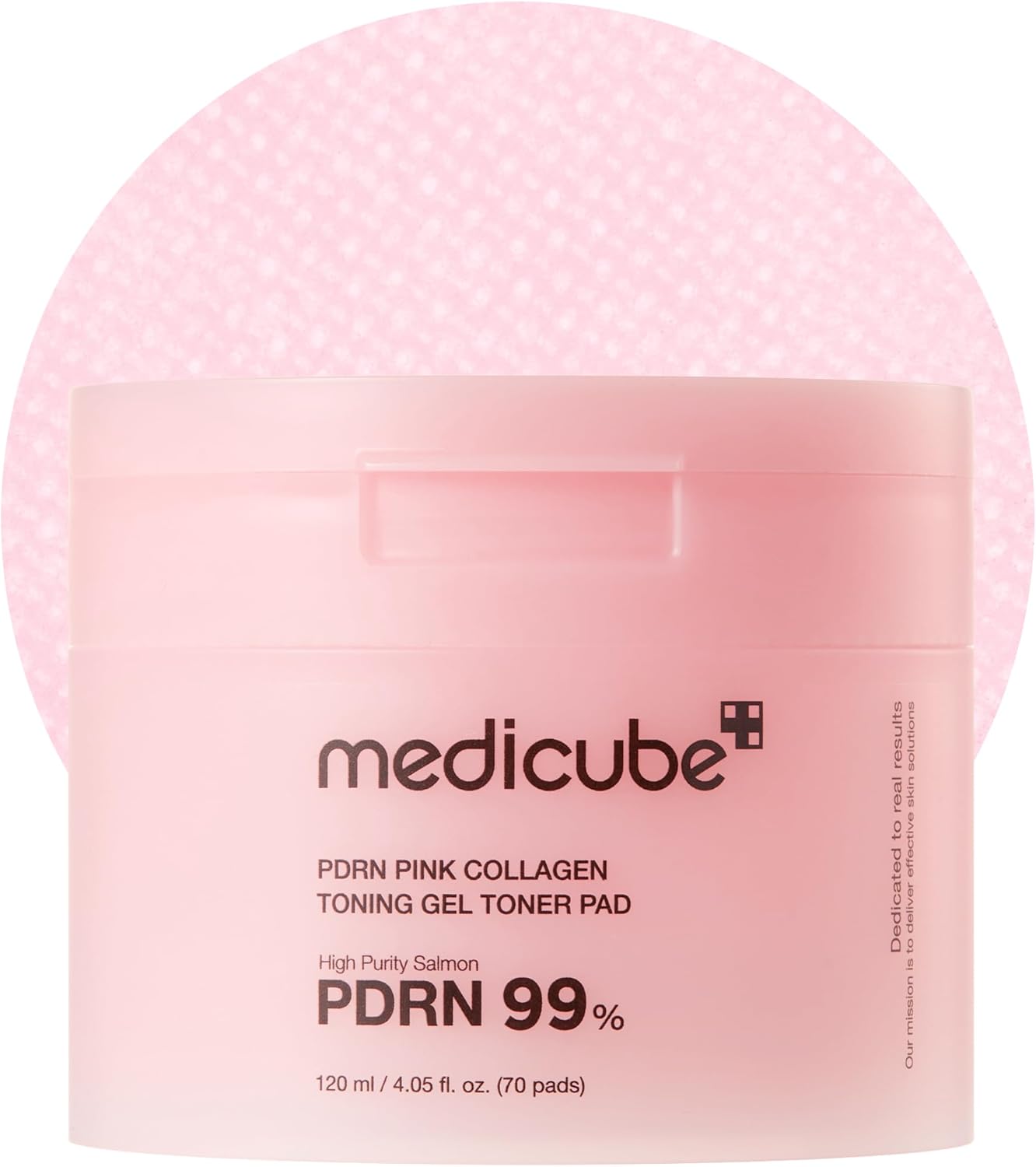 medicube Salmon DNA PDRN Pink Collagen Jelly Pad | Korean Gel Toner Pads with Niacinamide, Madecassoside, Retinol | Soothing, Radiance & Uneven Skin Tone | Korean Skin Care | 70Pads