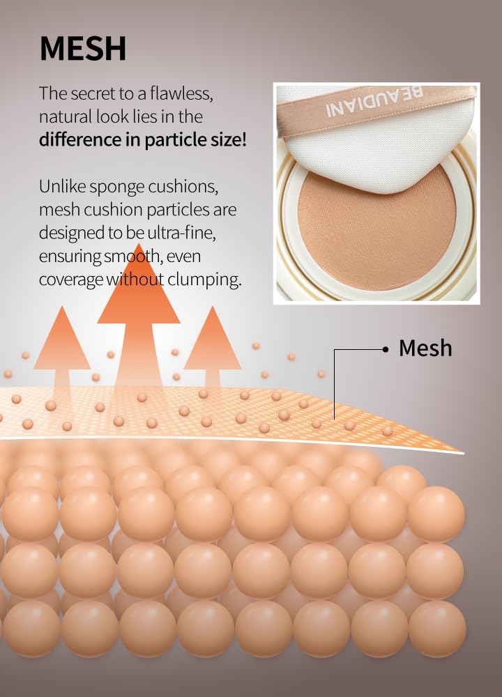 Mesh Glow Cushion Foundation (02-REFIL Modern Cover Daily (Shade #22-23), Refill Only)