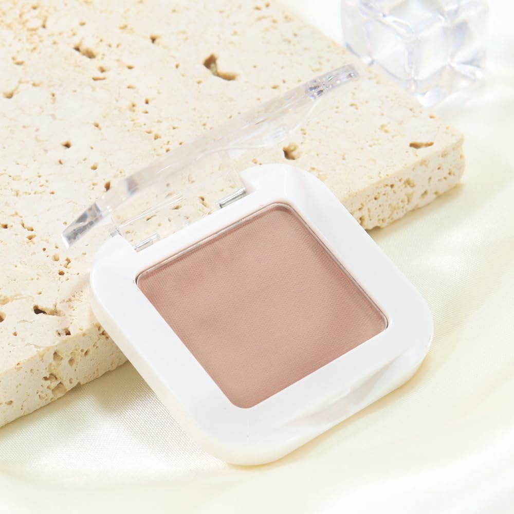 Kaely Pressed Single Eyeshadow Makeup, Little Beige Dress Matte Highly Pigmented Monochrome Eye Shadow Palette, Waterproof Neutral Powder Mini Eyeshadow, sombras para ojos, Lightweight Blendable, 19