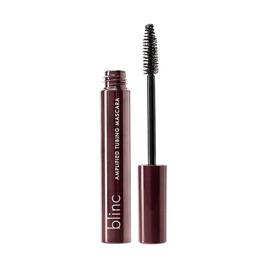 Blinc Amplified Tubing Mascara – Soft-Glam Volume & Definition, Longwear, Smudge & Flake Proof, Natural Bamboo Blend, Sensitive Eyes Safe, Washable