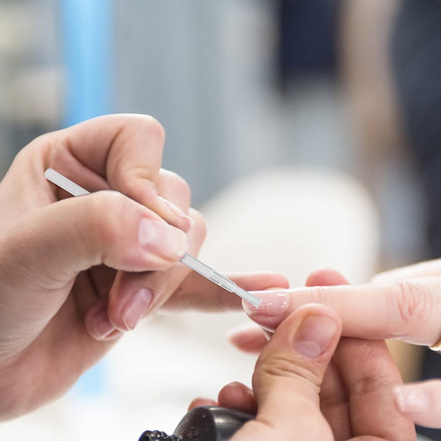 G2PLUS 100Pcs Lip Brush, Transparent Lip Gloss Wands, Nylon Lipstick Gloss Applicator, Disposable Nail Brushes for Makeup, PYO Cookie Paint, Nail Art, Painting, Detail Brush