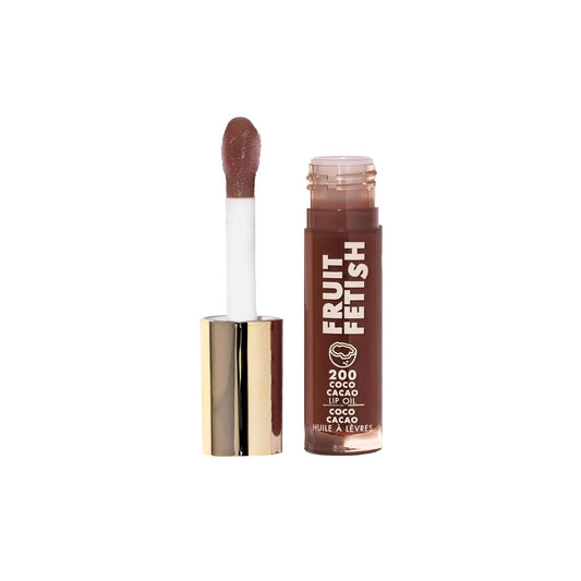 Milani Fruit Fetish Lip Oil with Vitamin E for Instant Hydration, Fruit Extract Infused Lip Treatment and Moisturizing Lip Gloss - Coco Cacao