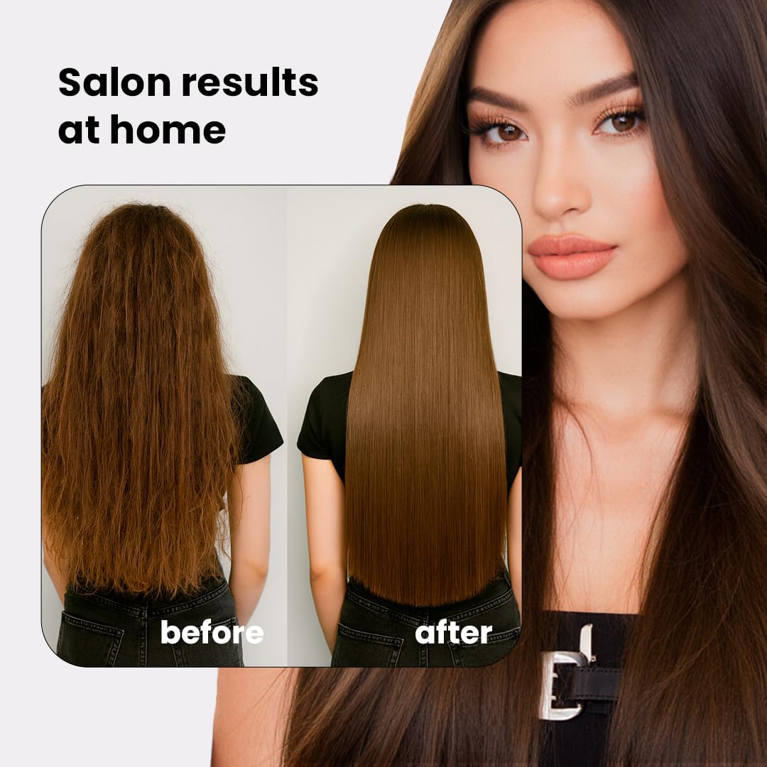 Torrano Cream Keratin Hair Treatment Straightening in 1 Step, Formaldehyde Free-Nanoplastia Para Alisar Cabello, Keratina Organica Sin Formol Para Alisar el Pelo (2-Pack - 500ml each)