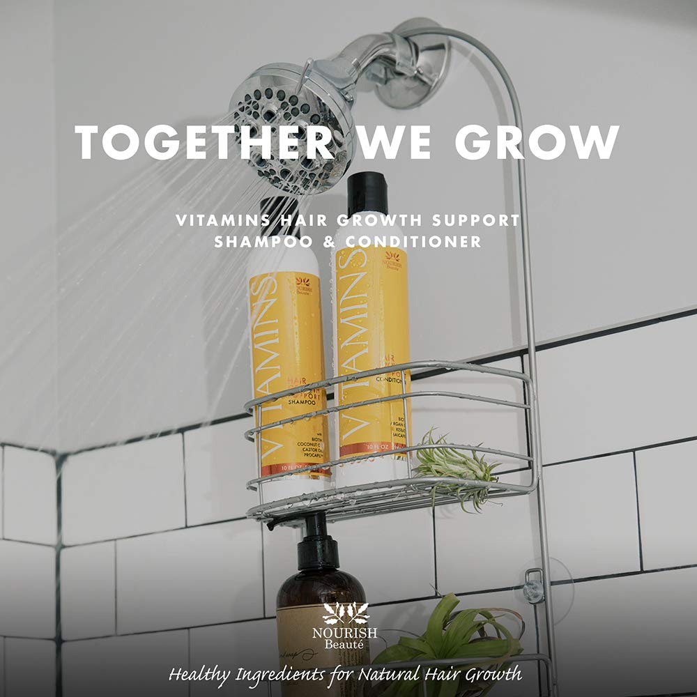 Nourish Beaute Vitamins Conditioner for Hair Loss that Promotes Hair Regrowth, Volume and Thickening with Biotin, DHT Blockers, Antioxidants, Oils and Extracts For Men and Women, Conditioner, 1 Pack