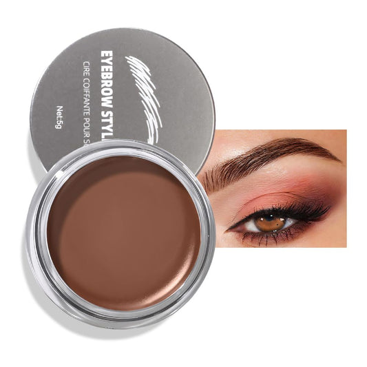 Brow Powder Kit,Long-Lasting Waterproof Two Colors Brow Filler Get Full Defined Natural Brows,Eye Brow Contour Palette with Double-ended Eyebrow Brush,sombra para cejas (MAY-03)