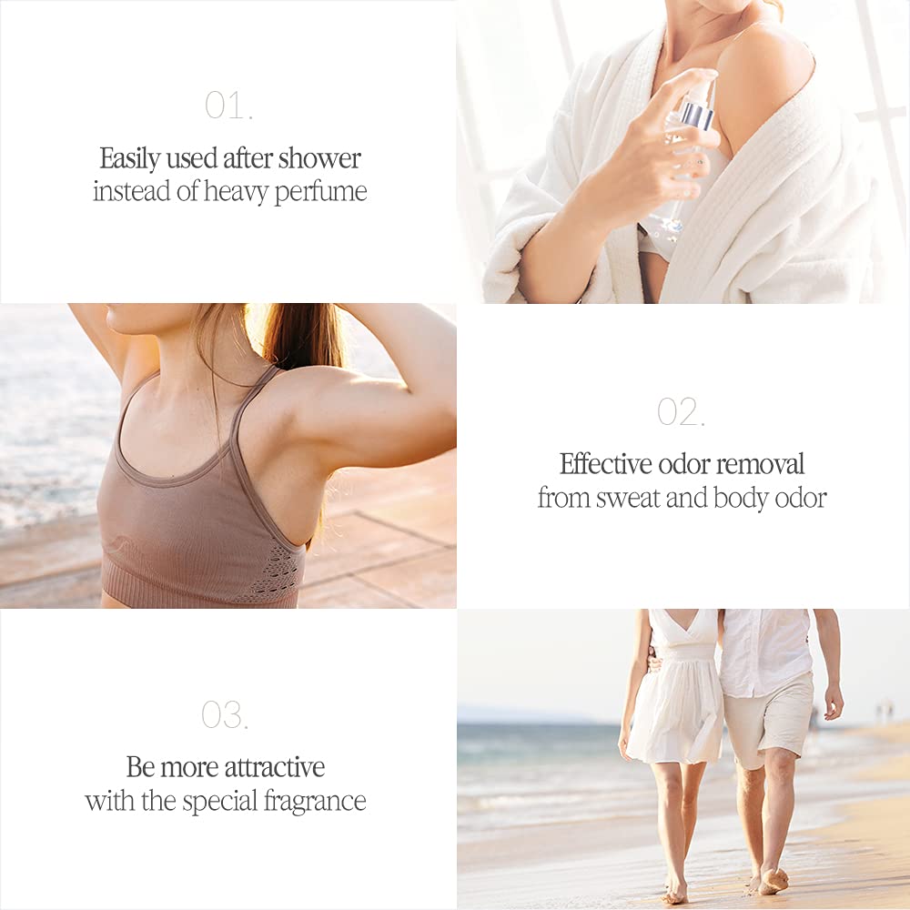 Bouquet Garni Hair & Body Mist Ylang Ylang Fragrance - Long-lasting Moisture & Fragrance, Mist for Women, Low Irritation (Containing Vitamin E, Citrus Acid) - 4.9 oz