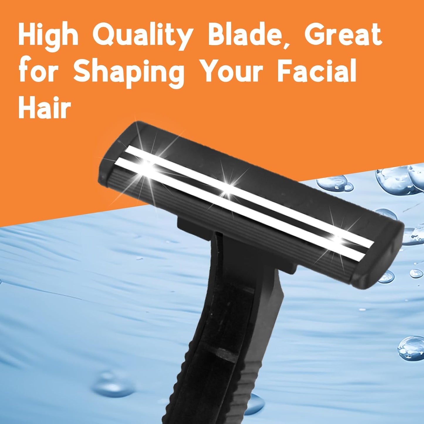 CXYARY 220 Pcs Twin Blade Disposable Razors With Clear Safety Cap, Shaving Razors Bulk for Men &Women, Stainless Steel Blade, Multipurpose Portable Shave Razor for Bathing Hotel Travel, Black