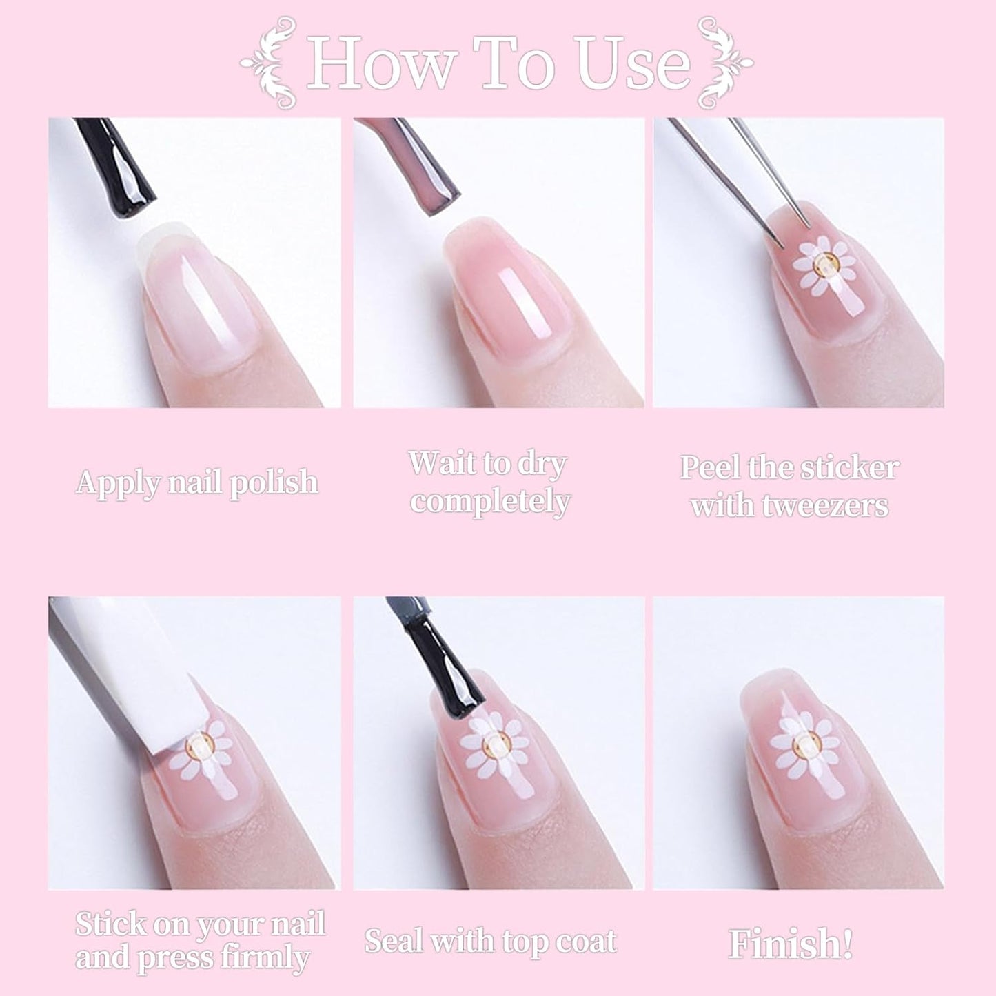 Gold Fall Nail Art Stickers 5D Embossed Geometric Bohemian Nail Stickers, Self-Adhesive Durable Nail Art Decals for Women Girls, Nail Wraps Decoration Manicure for DIY Acrylic Nail Accessories