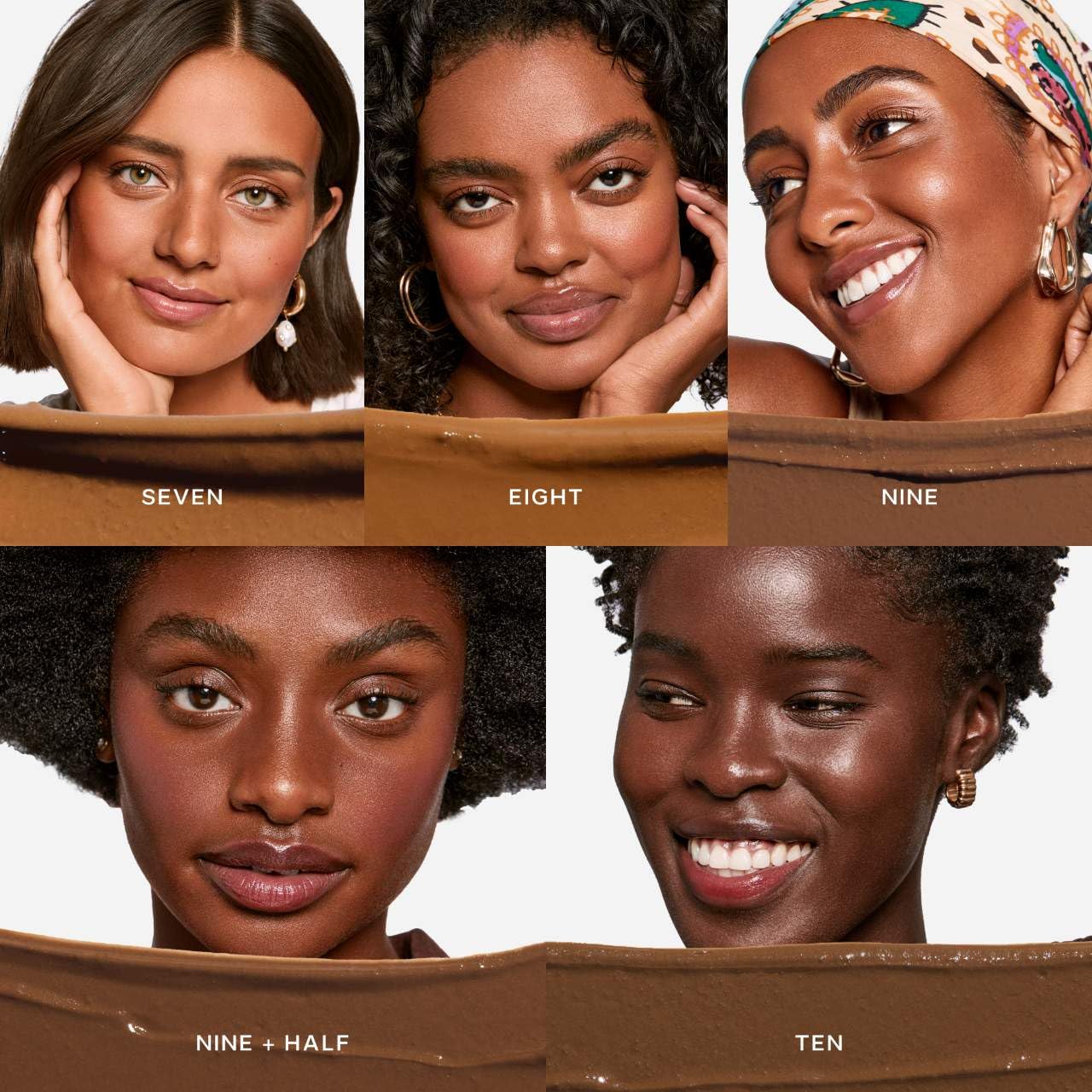 Saie Slip Tint Tinted Moisturizer with SPF 35 - Light Coverage, Glowy Skin Tint & Mineral Sunscreen for Face with Hydrating Hyaluronic Acid - Summer Makeup Essential - Shade Seven (1.35 oz)