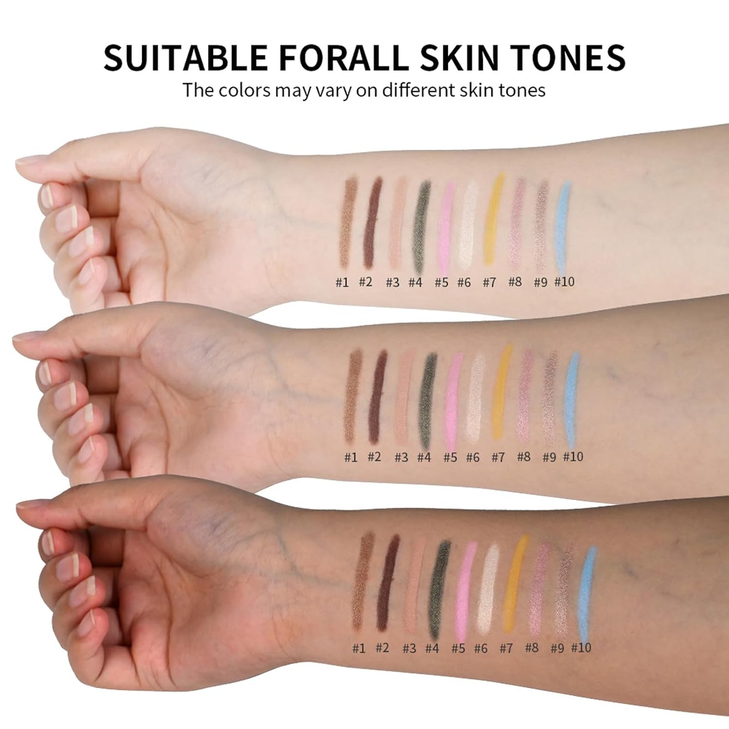 Eyeshadow Stick Matte Eye Shadow Pencil Cream to Powder Eye Brightener Crayon Long-Lasting Crease-Proof Neutral Eyeshadow Buildable & Blendable High Pigmented Eye Liner Makeup for Women, 2 PECAN