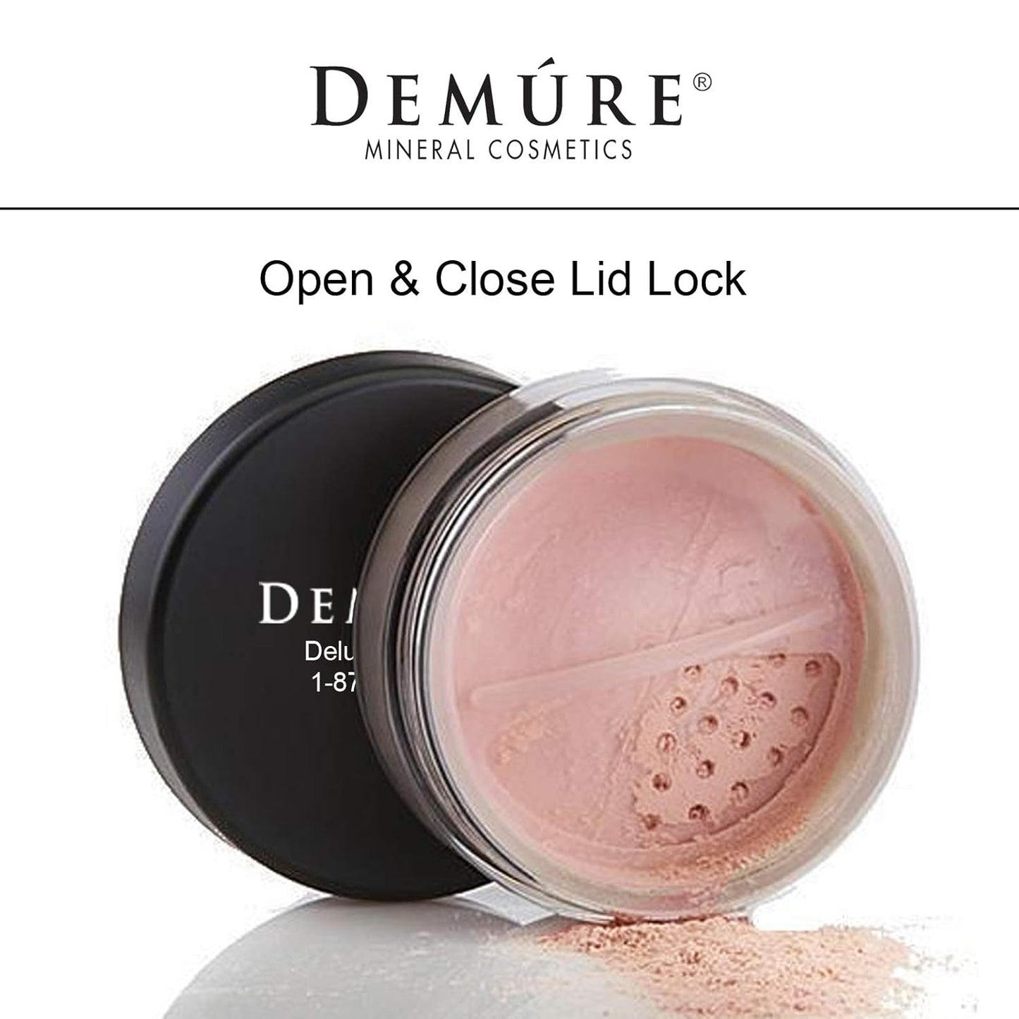 Demure Mineral Blush Makeup Powder | Bold Berry | Loose, Natural, Professional, Cruelty Free