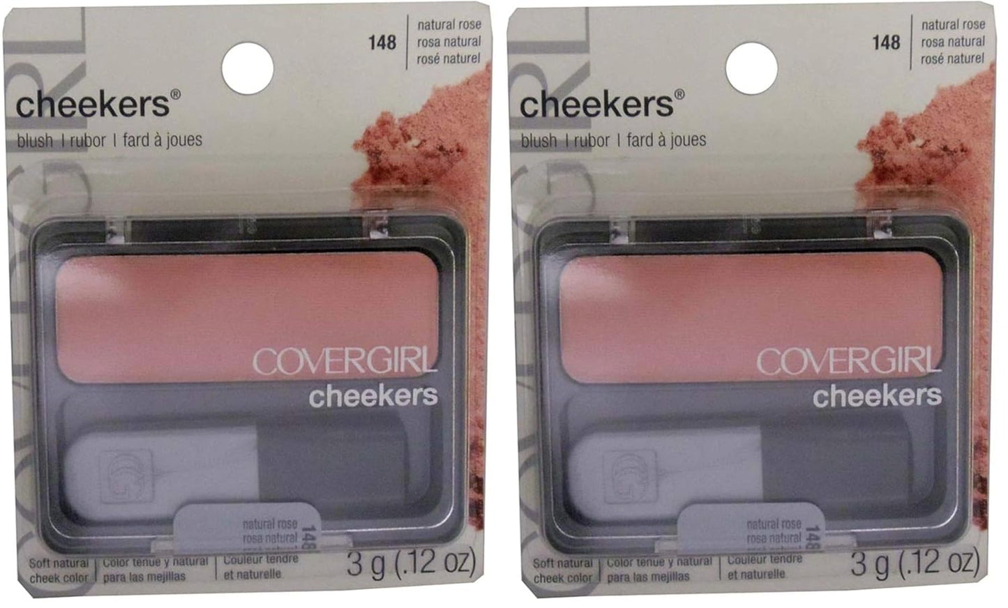 COVERGIRL Cheekers Blendable Powder Blush Natural Twinkle.12 oz, 1 Count (Pack of 2)