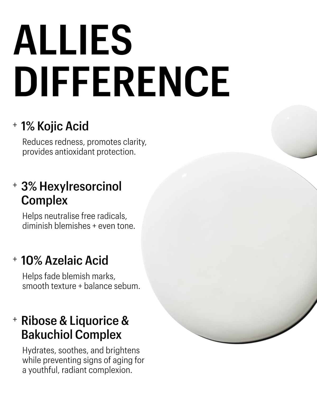 Allies of Skin Azelaic & Kojic Clarifying Face Serum | Clinically Proven for Acne & Blemish Prone Skin |10% Azelaic Acid Treats Pigmentation and Redness | Targets Pores & Uneven Skin Texture (1 Fl oz)